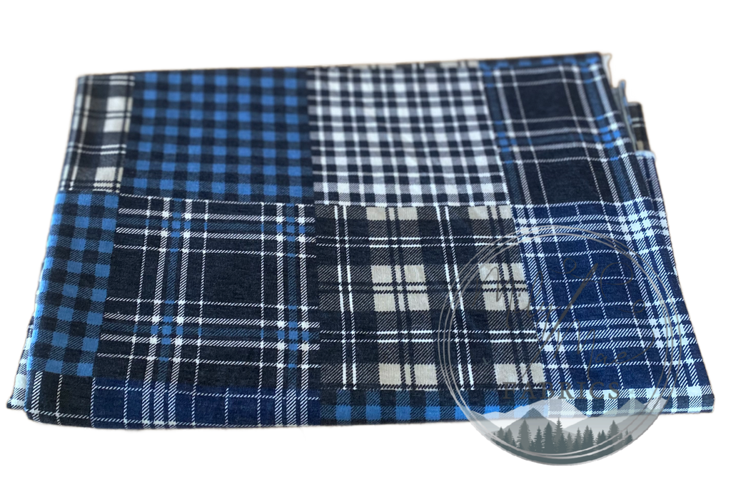 Blue Plaid Patchwork