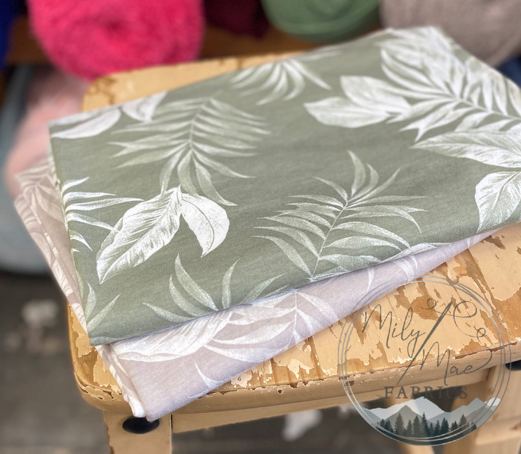 Tropical Leaf French Terry
